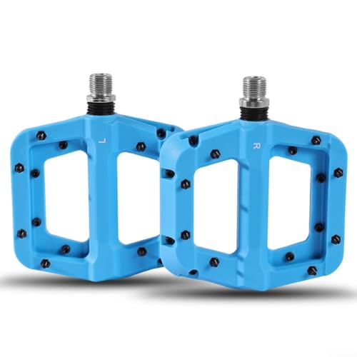 Verbesserte Stärke Nylon-Pedal, rutschfestes Design, reflektierende Platte, Trampel-Effekt (blau) von Hasaller