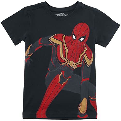 Hasbro Kind 0-24 Monate Maya Bay Short Sleeve Classic Fit Shirt Blouse, Spider Man Rot, Negro, 158 / 164 von Hasbro