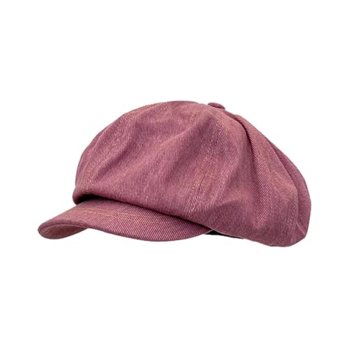 Hasdnker Strickmützen Hüte Mützen Caps Beanie Mütze Beanie Achteckige Baskenmütze Hut Frauen Baumwolle Baskenmützen Frühling Sommer Casual Vielseitige Maler Visiere Mädchen Korea Vintage Zeitungsjung von Hasdnker