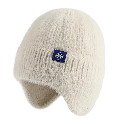 Hasdnker Strickmützen Hüte Mützen Caps Beanie Mütze Beanie Bequeme Mützen Für Damen Und Herren Im Herbst Und Winter, Ohrenschutz, Warme Mützen, Hohe Elastizität Und Warme Baumwollmützen, Einheitsgröß von Hasdnker