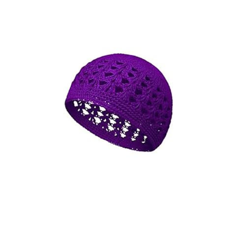 Hasdnker Strickmützen Hüte Mützen Caps Beanie Mütze Beanie Islamische Gebetsmütze Aus Baumwolle Für Herren, Totenkopfmütze, Männlich, Türkische Muslime, Muslimische Damenmütze, Muslimische von Hasdnker