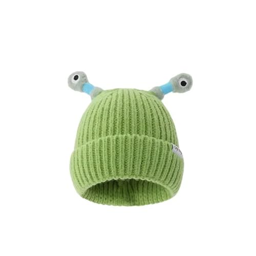 Hasdnker Strickmützen Hüte Mützen Caps Beanie Mütze Beanie Niedliche, Schrullige Strickmütze Mit Leuchtenden Tentakeln Im Cartoon-Stil, Eltern-Kind-Modelle, Warme Mütze, Augen, Leuchtende Beanie, Mon von Hasdnker