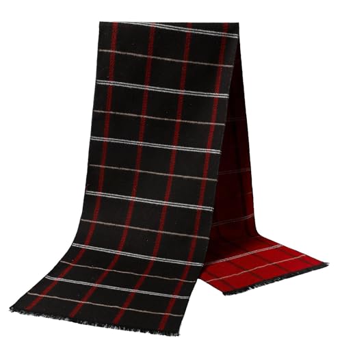 Schals Tücher Halstuch Scarf Herbst- Und Winterschal, Beliebter Winddichter Sandschal, Luxuriöser Print-Halsschal, Modischer Ausflugsschal Für Herren, Business-Schal, 180 X 30 cm, 4 von Hasdnker