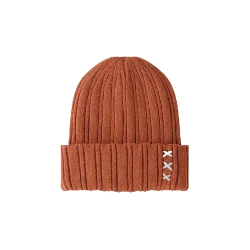 Strickmützen Hüte Mützen Caps Beanie Mütze Beanie Beanie-Mütze Für Herren Und Damen, Jacquard-Stichmütze, Verdickte Wintermütze Für Den Außenbereich, Warme, Kalte Kappen Ohne Kremp von Hasdnker