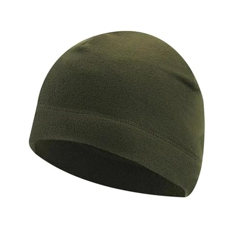 Strickmützen Hüte Mützen Caps Beanie Mütze Beanie Einfarbig Warme Sportmütze Kappen Herbst Winter Klassisch Outdoor Winddicht Wandern Angeln Radfahren Männer Kappen Grün von Hasdnker