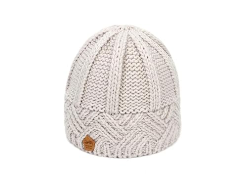 Strickmützen Hüte Mützen Caps Beanie Mütze Beanie Strickmütze Im Retro-Stil Mit Rautengitter Für Damen Und Herren, Modisch, Herbst/Winter, Einheitsgröße, Beige von Hasdnker