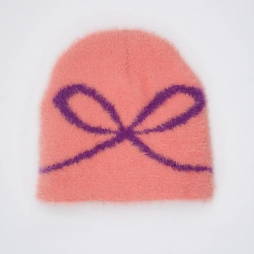 Strickmützen Hüte Mützen Caps Beanie Mütze Beanie Warme Jacquard-Strickmütze, Trendige Wollmütze Für Herren Und Damen, Gleiche Mützen, Verdickte Skimütze Für Den Außenbereich, Winddicht, Kal von Hasdnker