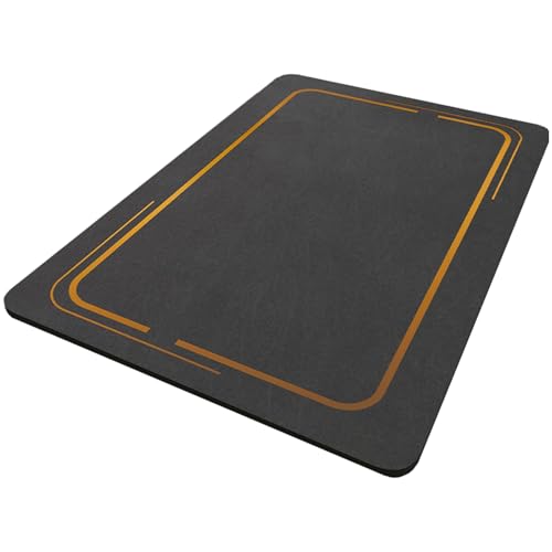 Haseller Waschbare Türmatten Innen, Schmutzfangmatte Absorbierende rutschfeste Low Profile Tür für Eingang, innen, Küche, Vordere Hintertür,A,40 * 60CM von Haseller