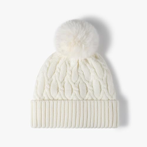 Strickmütze für Männer, Dehnbare weiche warme tägliche Manschetten Winter Hüte, Unisex Bequeme Beanie Geschenke,Q von Haseller