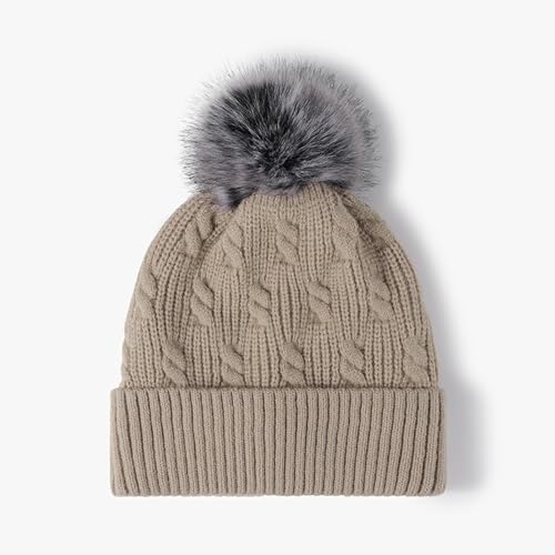 Strickmütze für Männer, Dehnbare weiche warme tägliche Manschetten Winter Hüte, Unisex Bequeme Beanie Geschenke,Z von Haseller