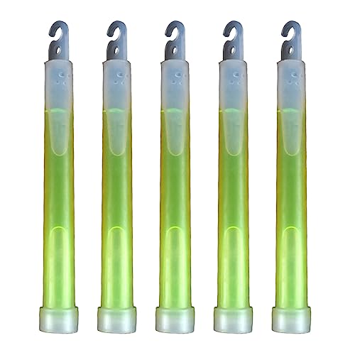 Bright Glow Sticks Bulk Knicklichter 15,2 cm Leuchtstäbe Leuchtstäbe mit 12 Stunden Dauer zum Wandern von Hattba