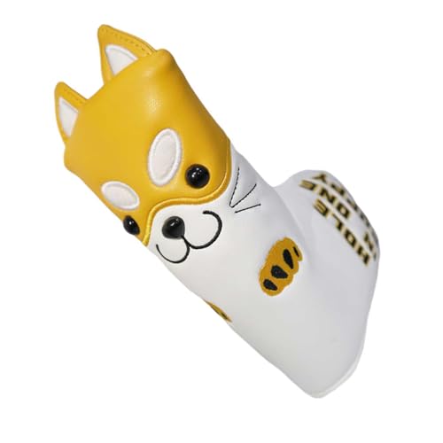 Cartoon Dog PU Golf Iron Head Covers Waterproof Golf Club Head Covers Putter Protector Golfs Headcover Protective Covers von Hattba