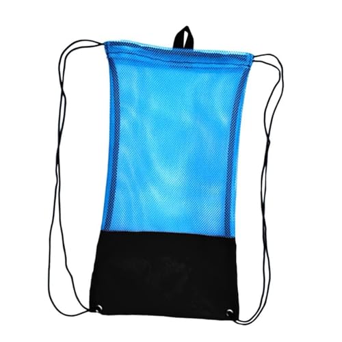 Hattba Netztasche für Schwimm-Trainingsausrüstung, Tauchausrüstung, Rucksäcke, Schwimmen, Kordelzug-Tasche, Schnorchelausrüstung von Hattba