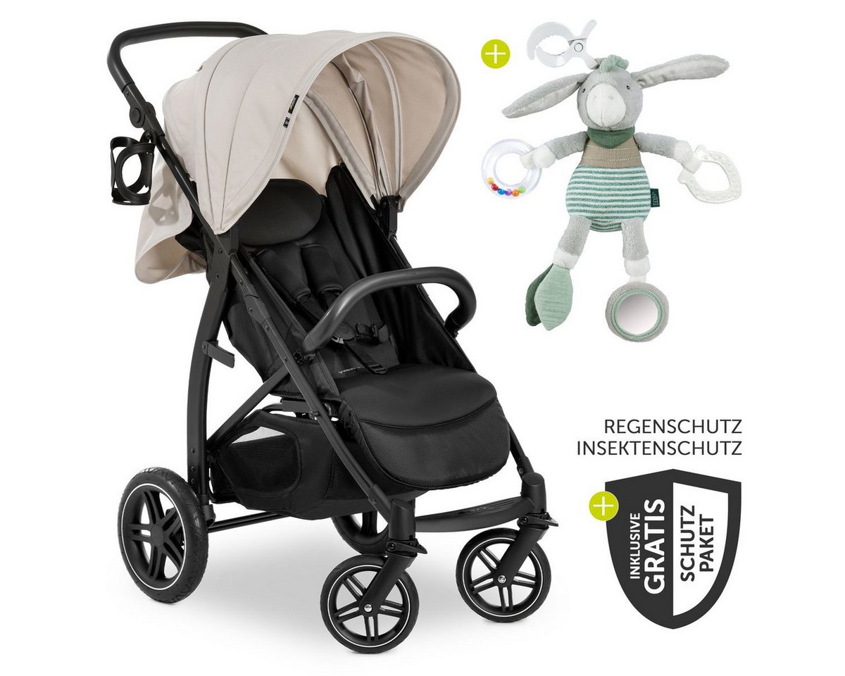 Hauck Sportbuggy Rapid 4D - Classic Beige, Sportwagen mit Liegefunktion, höhenverstellbar bis 25 kg inkl. Zubehör Hauck Sportbuggy Rapid 4D - Classic Beige, Sportwagen mit Liegefunktion, höhenverstellbar bis 25 kg inkl. Zubehör von Hauck
