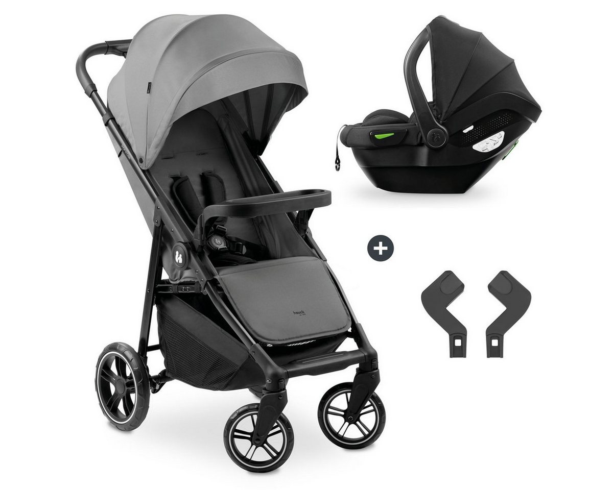 Hauck Sportbuggy Shop N Care 2in1 - Grey, Kinderwagen Sportwagen Set inkl. Babyschale bis 22 kg klein faltbar Hauck Sportbuggy Shop N Care 2in1 - Grey, Kinderwagen Sportwagen Set inkl. Babyschale bis 22 kg klein faltbar von Hauck