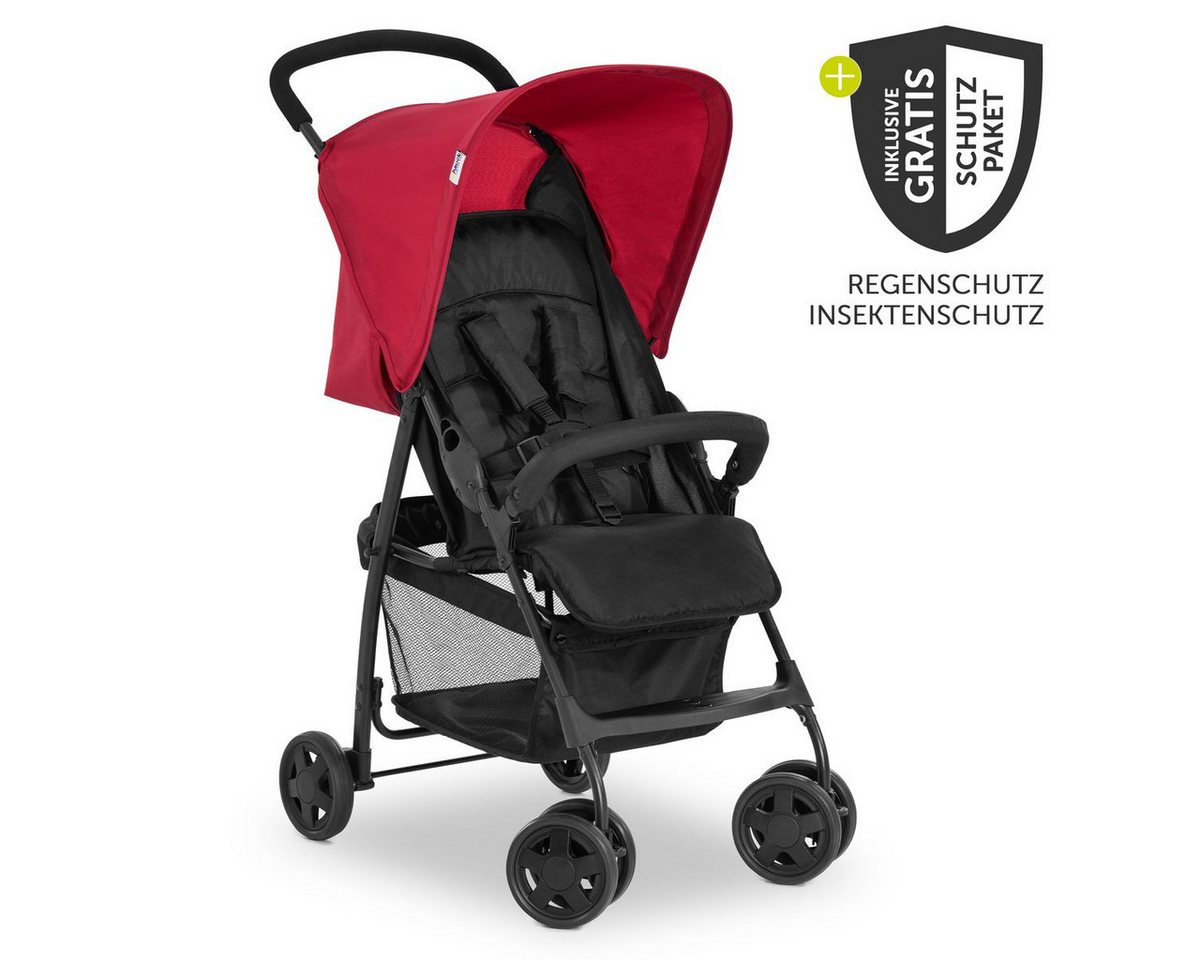 Hauck Sportbuggy Sport - Red, Reisebuggy nur 5,9 kg mit Liegeposition, Einhand-Faltung & Zubehör Hauck Sportbuggy Sport - Red, Reisebuggy nur 5,9 kg mit Liegeposition, Einhand-Faltung & Zubehör von Hauck