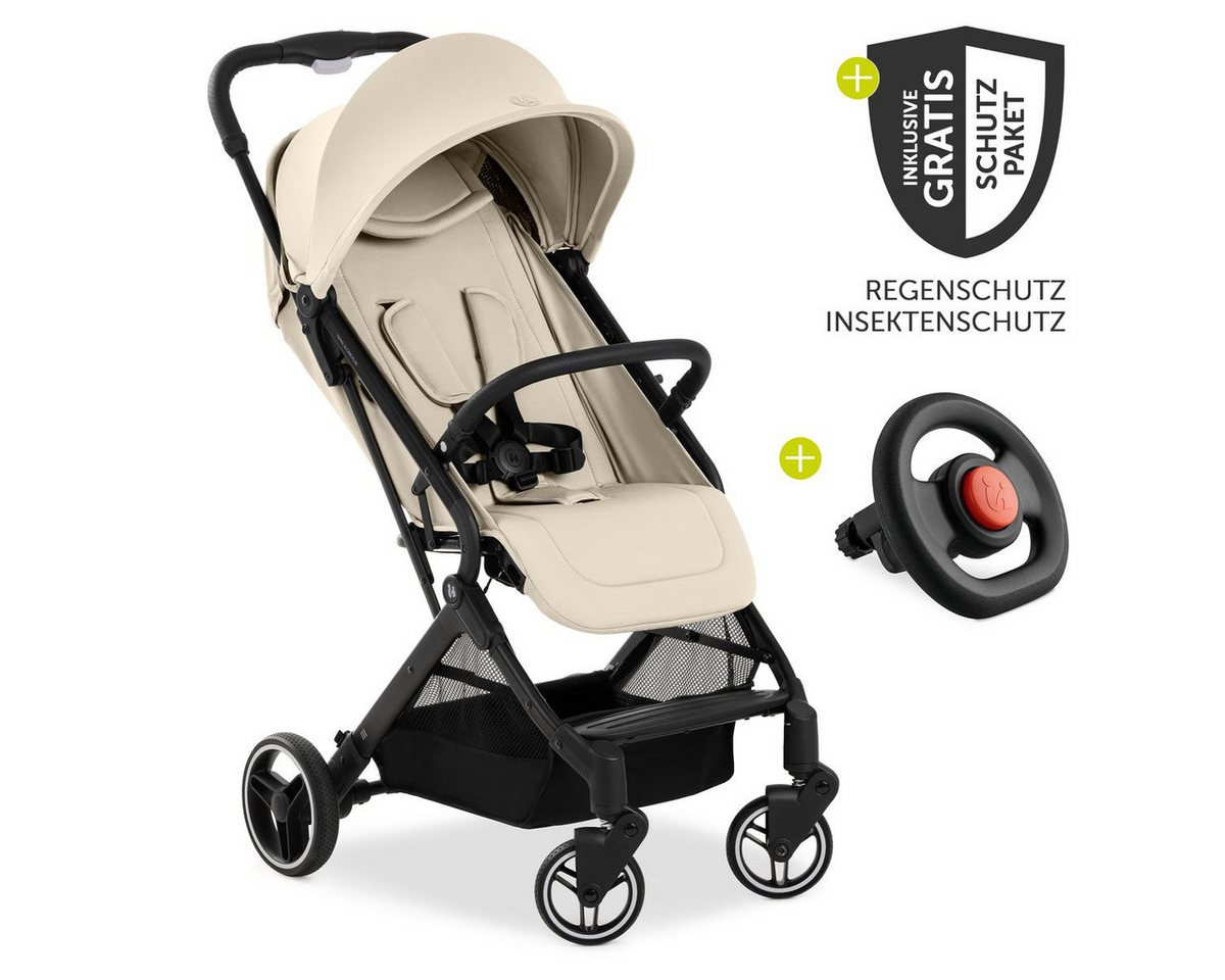 Hauck Sportbuggy Travel N Care Plus - Vanilla, leichter Reisebuggy & Sportwagen mit Liegeposition, Lenkrad & Zubehör Hauck Sportbuggy Travel N Care Plus - Vanilla, leichter Reisebuggy & Sportwagen mit Liegeposition, Lenkrad & Zubehör von Hauck