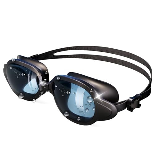 Schwimmbrille, Anti-Beschlag und UV-Schutz Schwimmbrillen, Wasserdicht Ultraviolett-Schutzlinsen, Breites und klares Sichtfeld, Komfortabel Einstellbar, Unisex für Erwachsene - Teal unpolarisiert Schwimmbrille, Anti-Beschlag und UV-Schutz Schwimmbrillen, Wasserdicht Ultraviolett-Schutzlinsen, Breites und klares Sichtfeld, Komfortabel Einstellbar, Unisex für Erwachsene - Teal unpolarisiert von Hauibela