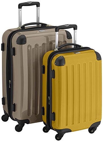 HAUPTSTADTKOFFER - Alex - 2er Koffer-Set Hartschale glänzend, 65 cm + 55 cm, 74 Liter + 42 Liter, Champagner-Gelb HAUPTSTADTKOFFER - Alex - 2er Koffer-Set Hartschale glänzend, 65 cm + 55 cm, 74 Liter + 42 Liter, Champagner-Gelb von Hauptstadtkoffer