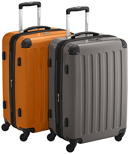 HAUPTSTADTKOFFER - Alex - 2er Koffer-Set Hartschale glänzend, TSA, 65 cm, 74 Liter, Graphit-Orange HAUPTSTADTKOFFER - Alex - 2er Koffer-Set Hartschale glänzend, TSA, 65 cm, 74 Liter, Graphit-Orange von Hauptstadtkoffer
