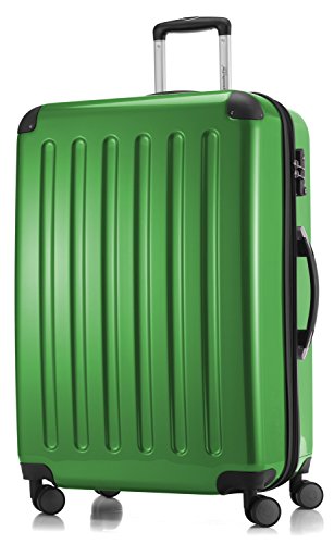 Alex - Großer Hartschalen-Koffer, TSA, 4 Doppel-Rollen, Trolley, Rollkoffer, Reisekoffer, Volumenerweiterung, 75 cm, 119 Liter, Grün Alex - Großer Hartschalen-Koffer, TSA, 4 Doppel-Rollen, Trolley, Rollkoffer, Reisekoffer, Volumenerweiterung, 75 cm, 119 Liter, Grün von Hauptstadtkoffer
