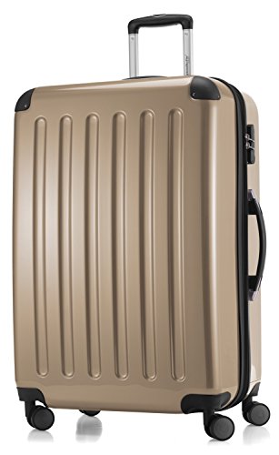 HAUPTSTADTKOFFER - Alex - 4 Doppel-Rollen Großer Hartschalen-Koffer Trolley Rollkoffer Reisekoffer, 75 cm, 119 L, Champagner HAUPTSTADTKOFFER - Alex - 4 Doppel-Rollen Großer Hartschalen-Koffer Trolley Rollkoffer Reisekoffer, 75 cm, 119 L, Champagner von Hauptstadtkoffer