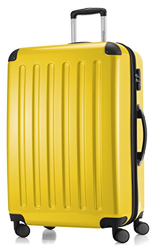 HAUPTSTADTKOFFER - Alex - 4 Doppel-Rollen Großer Hartschalen-Koffer Trolley Rollkoffer Reisekoffer, 75 cm, 119 L, Gelb HAUPTSTADTKOFFER - Alex - 4 Doppel-Rollen Großer Hartschalen-Koffer Trolley Rollkoffer Reisekoffer, 75 cm, 119 L, Gelb von Hauptstadtkoffer