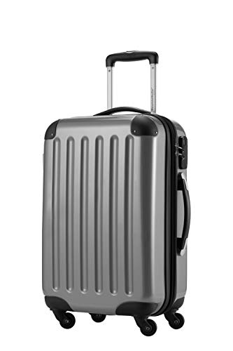 HAUPTSTADTKOFFER Alex - Handgepäck, 55 x 38 x 23 cm, 4 Rollen, 42 Liter, Reisekoffer, Hartschalenkoffer, Rollkoffer, Bordgepäck Koffer, erweiterbar, Silber HAUPTSTADTKOFFER Alex - Handgepäck, 55 x 38 x 23 cm, 4 Rollen, 42 Liter, Reisekoffer, Hartschalenkoffer, Rollkoffer, Bordgepäck Koffer, erweiterbar, Silber von Hauptstadtkoffer