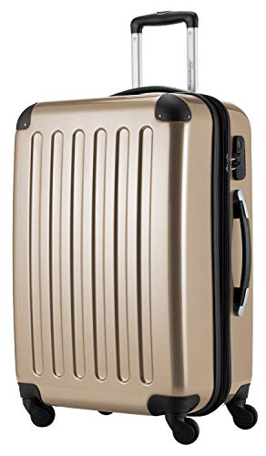 HAUPTSTADTKOFFER Alex - Mittelgroßer Hartschalenkoffer, 4 Rollen, Koffer, Trolley, Rollkoffer, Reisekoffer, Volumenerweiterung, 65 cm, 74 Liter, Champagner HAUPTSTADTKOFFER Alex - Mittelgroßer Hartschalenkoffer, 4 Rollen, Koffer, Trolley, Rollkoffer, Reisekoffer, Volumenerweiterung, 65 cm, 74 Liter, Champagner von Hauptstadtkoffer