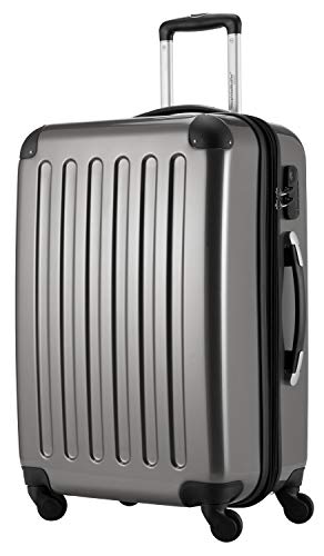 HAUPTSTADTKOFFER Alex - Mittelgroßer Hartschalenkoffer, 4 Rollen, Koffer, Trolley, Rollkoffer, Reisekoffer, Volumenerweiterung, 65 cm, 74 Liter, Titan HAUPTSTADTKOFFER Alex - Mittelgroßer Hartschalenkoffer, 4 Rollen, Koffer, Trolley, Rollkoffer, Reisekoffer, Volumenerweiterung, 65 cm, 74 Liter, Titan von Hauptstadtkoffer