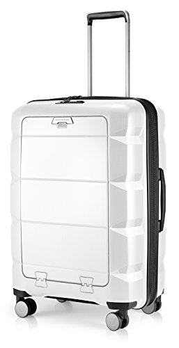 HAUPTSTADTKOFFER - Britz - Hartschalen-Koffer mit Laptopfach Koffer Trolley Rollkoffer Reisekoffer Erweiterbar, TSA, 4 Rollen, 65.5 cm, 60 Liter, Weiß HAUPTSTADTKOFFER - Britz - Hartschalen-Koffer mit Laptopfach Koffer Trolley Rollkoffer Reisekoffer Erweiterbar, TSA, 4 Rollen, 65.5 cm, 60 Liter, Weiß von Hauptstadtkoffer