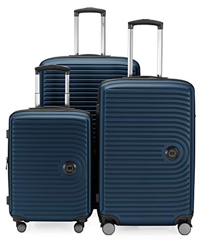 HAUPTSTADTKOFFER Mitte - 3er Kofferset - Handgepäckskoffer 55 cm, mittelgroßer Koffer 68 cm + großer Reisekoffer 77 cm, Hartschale ABS, TSA, Dunkelblau HAUPTSTADTKOFFER Mitte - 3er Kofferset - Handgepäckskoffer 55 cm, mittelgroßer Koffer 68 cm + großer Reisekoffer 77 cm, Hartschale ABS, TSA, Dunkelblau von Hauptstadtkoffer