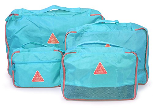 HAUPTSTADTKOFFER – Reisekoffer-Organizer Koffer-Organizer Kleidertasche Packtasche 4-teiliges Set Hellblau HAUPTSTADTKOFFER – Reisekoffer-Organizer Koffer-Organizer Kleidertasche Packtasche 4-teiliges Set Hellblau von Hauptstadtkoffer
