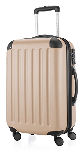 HAUPTSTADTKOFFER - SPREE - Handgepäck Hartschalen-Koffer Trolley Rollkoffer Reisekoffer, 4 Doppel-Rollen, 55 cm, 42 L, Champagner HAUPTSTADTKOFFER - SPREE - Handgepäck Hartschalen-Koffer Trolley Rollkoffer Reisekoffer, 4 Doppel-Rollen, 55 cm, 42 L, Champagner von Hauptstadtkoffer