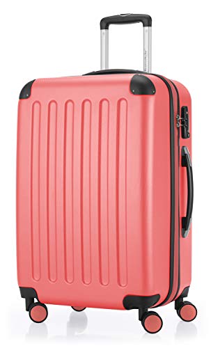 HAUPTSTADTKOFFER - SPREE - Hartschalen-Koffer Trolley Rollkoffer Reisekoffer, 4 Doppel-Rollen, 65 cm, 74 L, Korall HAUPTSTADTKOFFER - SPREE - Hartschalen-Koffer Trolley Rollkoffer Reisekoffer, 4 Doppel-Rollen, 65 cm, 74 L, Korall von Hauptstadtkoffer