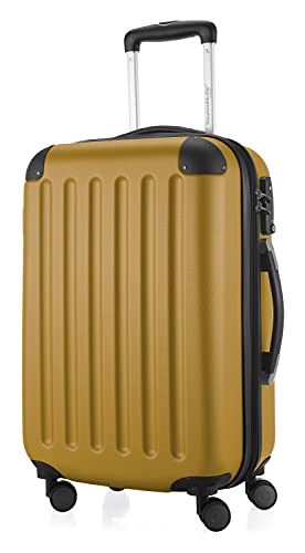 HAUPTSTADTKOFFER - SPREE - Handgepäck Hartschalen-Koffer Trolley Rollkoffer Reisekoffer, 4 Doppel-Rollen, 55 cm, 42 L, Herbstgold HAUPTSTADTKOFFER - SPREE - Handgepäck Hartschalen-Koffer Trolley Rollkoffer Reisekoffer, 4 Doppel-Rollen, 55 cm, 42 L, Herbstgold von Hauptstadtkoffer