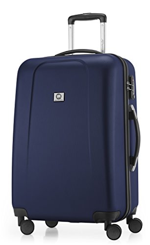 HAUPTSTADTKOFFER - Wedding - Hartschalenkoffer Trolley Rollkoffer Reisekoffer, TSA, Doppelrollen, 65 cm, 71 Liter, Dunkelblau von Hauptstadtkoffer