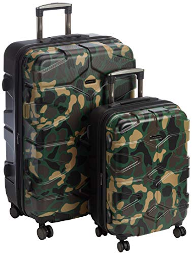 HAUPTSTADTKOFFER - X-Kölln - 2er Koffer-Set Trolley-Set Rollkoffer Reisekoffer, TSA, (S & L), Camouflage matt von Hauptstadtkoffer