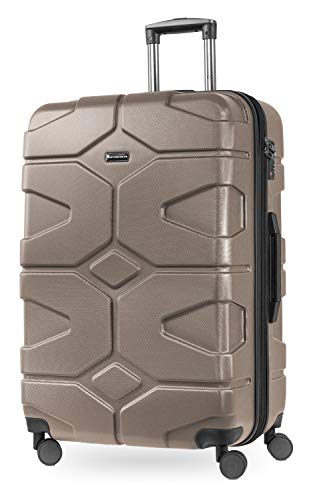 HAUPTSTADTKOFFER X-Kölln - Großer Hartschalen-Koffer, TSA, 4 Doppel-Rollen, Trolley, Rollkoffer, Reisekoffer, Volumenerweiterung, 76 cm, 107-120 Liter, Gold matt HAUPTSTADTKOFFER X-Kölln - Großer Hartschalen-Koffer, TSA, 4 Doppel-Rollen, Trolley, Rollkoffer, Reisekoffer, Volumenerweiterung, 76 cm, 107-120 Liter, Gold matt von Hauptstadtkoffer