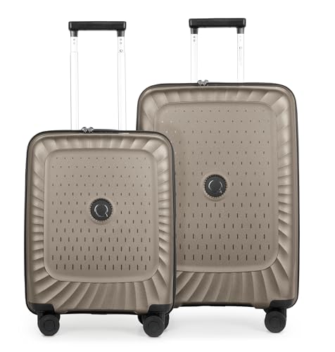 Hauptstadtkoffer Kotti - Kofferset 2 teilig - Handgepäck-Trolley + mittelgroßer Koffer Dehnfalte Aufgabegepäck 65 cm leichte Trolleys, recyceltes PP, TSA, Champagner Hauptstadtkoffer Kotti - Kofferset 2 teilig - Handgepäck-Trolley + mittelgroßer Koffer Dehnfalte Aufgabegepäck 65 cm leichte Trolleys, recyceltes PP, TSA, Champagner von Hauptstadtkoffer