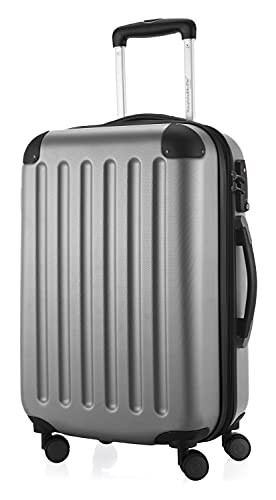 HAUPTSTADTKOFFER - SPREE - Handgepäck Hartschalen-Koffer Trolley Rollkoffer Reisekoffer, 4 Doppel-Rollen, 55 cm, 42 L, Ausziehgriff, Silber HAUPTSTADTKOFFER - SPREE - Handgepäck Hartschalen-Koffer Trolley Rollkoffer Reisekoffer, 4 Doppel-Rollen, 55 cm, 42 L, Ausziehgriff, Silber von Hauptstadtkoffer