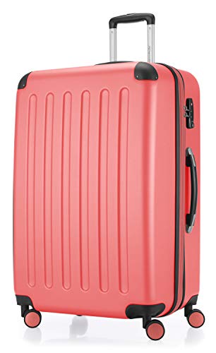 Hauptstadtkoffer - Spree - Hartschalenkoffer Rollkoffer + Kofferanhänger, erweiterbarer Reisekoffer, 4 Rollen, TSA, 75 cm, 119 Liter, Coral Hauptstadtkoffer - Spree - Hartschalenkoffer Rollkoffer + Kofferanhänger, erweiterbarer Reisekoffer, 4 Rollen, TSA, 75 cm, 119 Liter, Coral von Hauptstadtkoffer