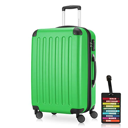 Hauptstadtkoffer - Spree - Hartschalenkoffer Rollkoffer + Kofferanhänger, erweiterbarer Reisekoffer, TSA, 4 Rollen, 65 cm, 74 Liter, Apfelgrün Hauptstadtkoffer - Spree - Hartschalenkoffer Rollkoffer + Kofferanhänger, erweiterbarer Reisekoffer, TSA, 4 Rollen, 65 cm, 74 Liter, Apfelgrün von Hauptstadtkoffer