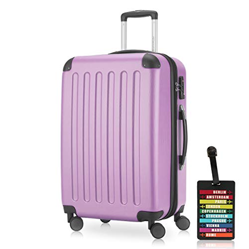 Hauptstadtkoffer - Spree - Hartschalenkoffer Rollkoffer + Kofferanhänger, erweiterbarer Reisekoffer, TSA, 4 Rollen, 65 cm, 74 Liter, Flieder Hauptstadtkoffer - Spree - Hartschalenkoffer Rollkoffer + Kofferanhänger, erweiterbarer Reisekoffer, TSA, 4 Rollen, 65 cm, 74 Liter, Flieder von Hauptstadtkoffer