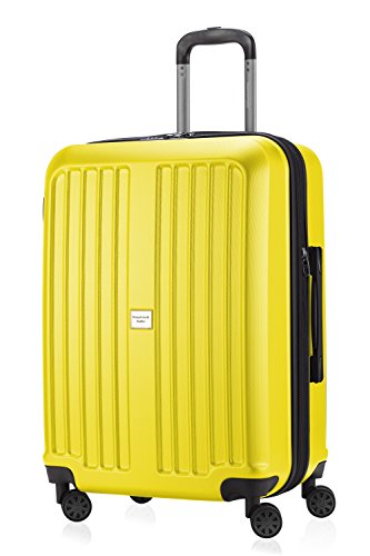 Hauptstadtkoffer - X-Berg - Koffer Trolley Hartschalenkoffer, TSA, 65 cm, 90 Liter, Gelb matt von Hauptstadtkoffer