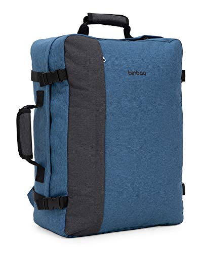 blnbag M3 - Kompakter ultra-leicht Reiserucksack, 35 Liter, Funktional einsetzbar mit gepolsterten, längenverstellbaren Schulterriemen oder als Tragetasche mit Trageriemen, Unisex, Darkblue blnbag M3 - Kompakter ultra-leicht Reiserucksack, 35 Liter, Funktional einsetzbar mit gepolsterten, längenverstellbaren Schulterriemen oder als Tragetasche mit Trageriemen, Unisex, Darkblue von Hauptstadtkoffer