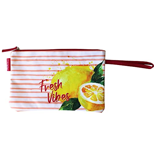 Haus und Deko Bikini Wetbag Fresh Vibes Rot, wasserdichte Badetasche, Bikini Bag im Sommer Design, Nasstasche für Unterwegs, Schwimmbeutel für Urlaub, Strand, Schwimmbad Haus und Deko Bikini Wetbag Fresh Vibes Rot, wasserdichte Badetasche, Bikini Bag im Sommer Design, Nasstasche für Unterwegs, Schwimmbeutel für Urlaub, Strand, Schwimmbad von Haus und Deko