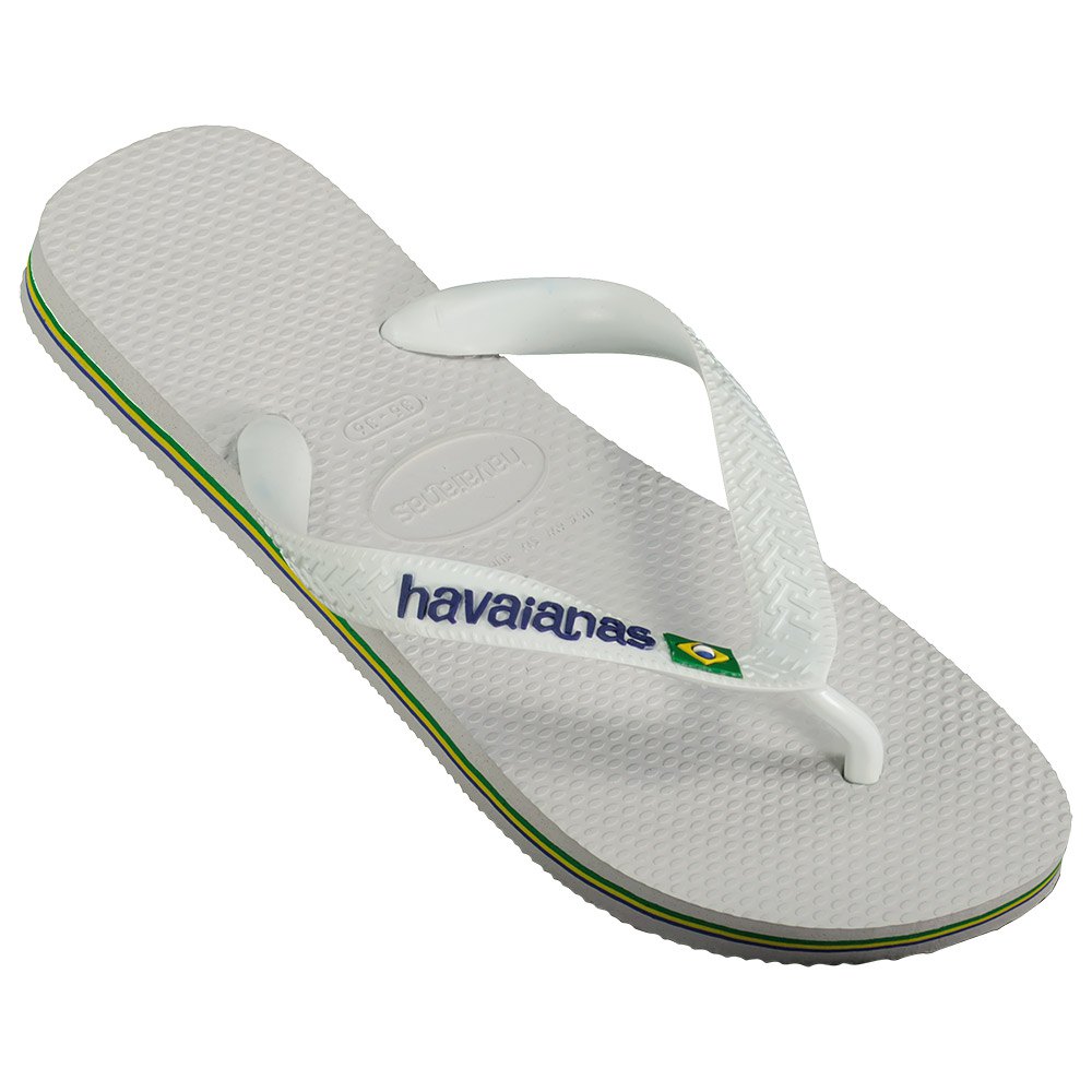 Havaianas Brasil Logo Flip Flops Weiß EU 37-38 Junge von Havaianas