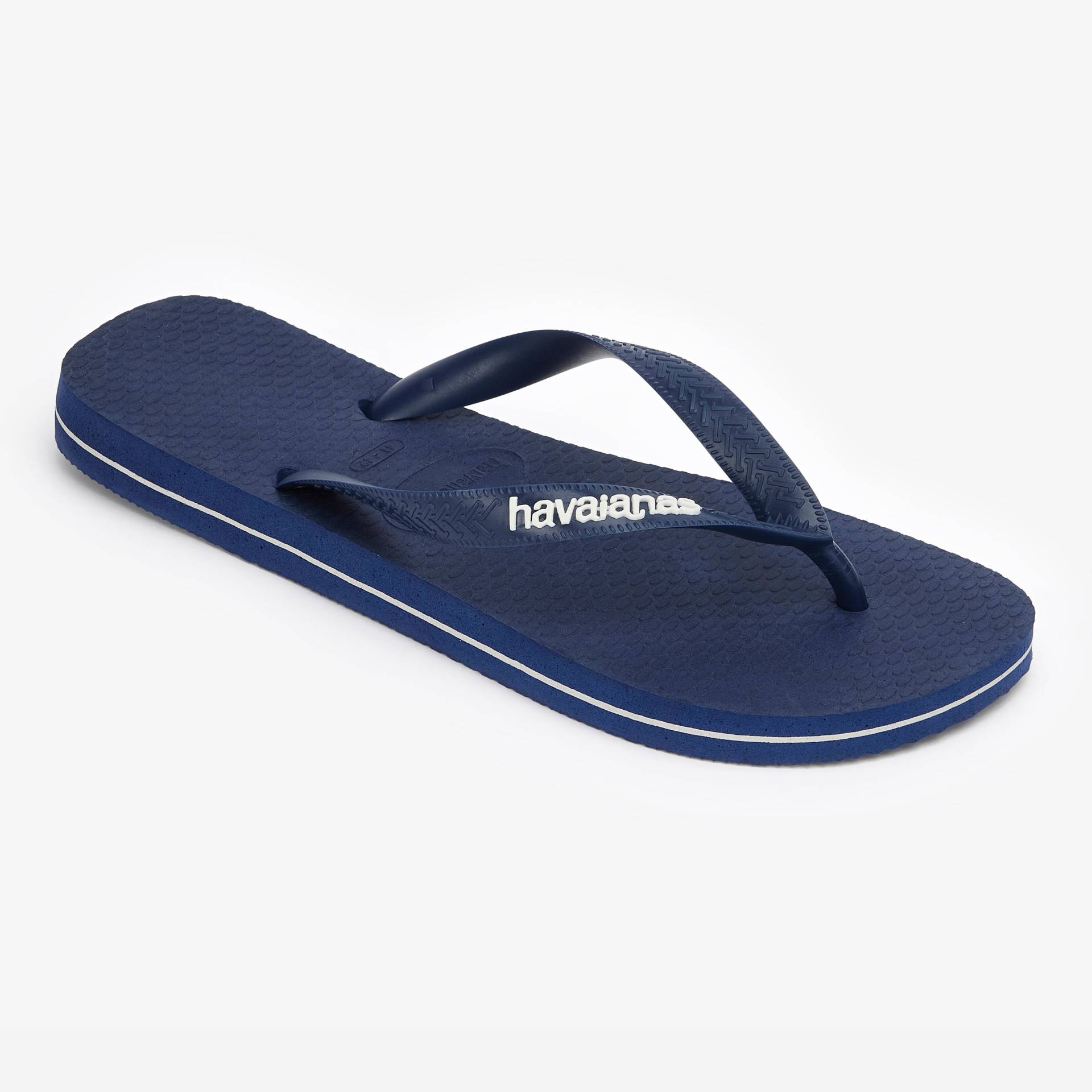 Tongs Homme Havaianas - Logo filet bleu marine von Havaianas