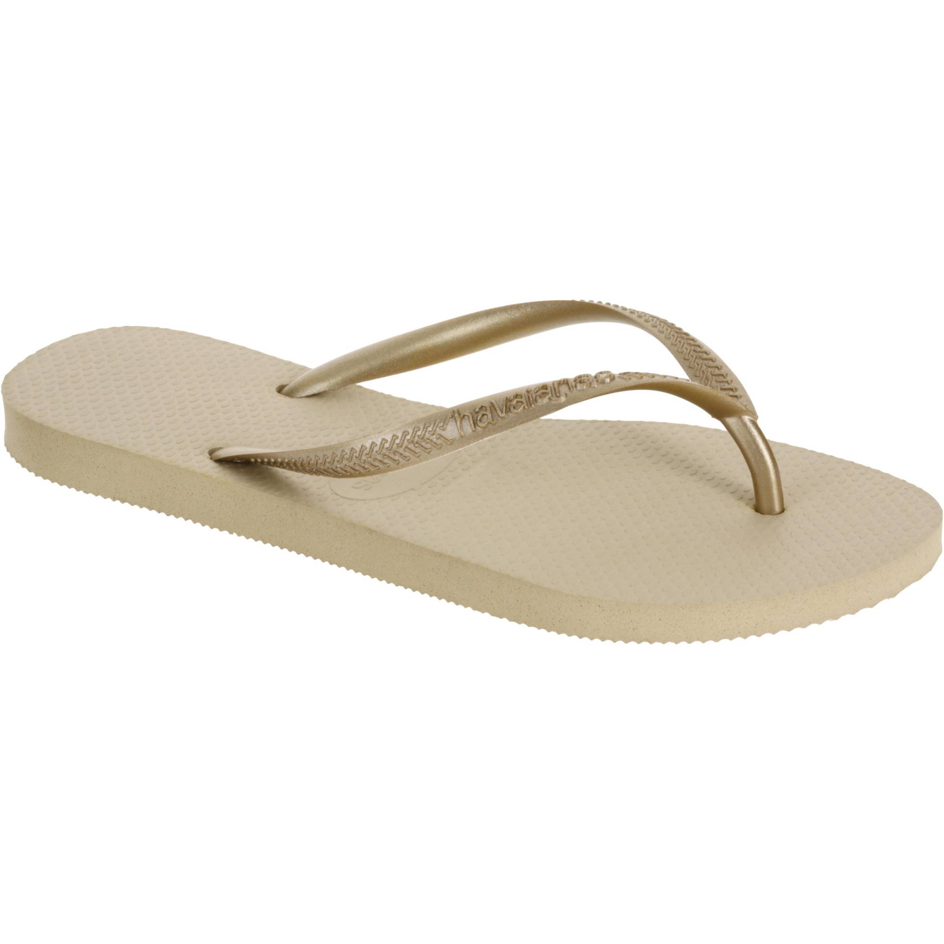 Zehensandalen Damen - Havaianas Slim beige von Havaianas